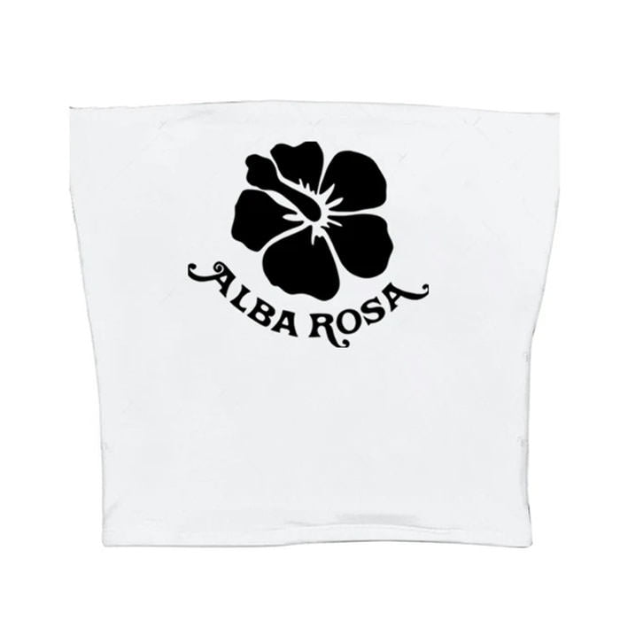 VILZSTUDIOS Stylish tube top featuring hibiscus graphic design