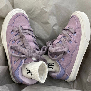 VILZSTUDIOS Aesthetic lavender skater sneakers