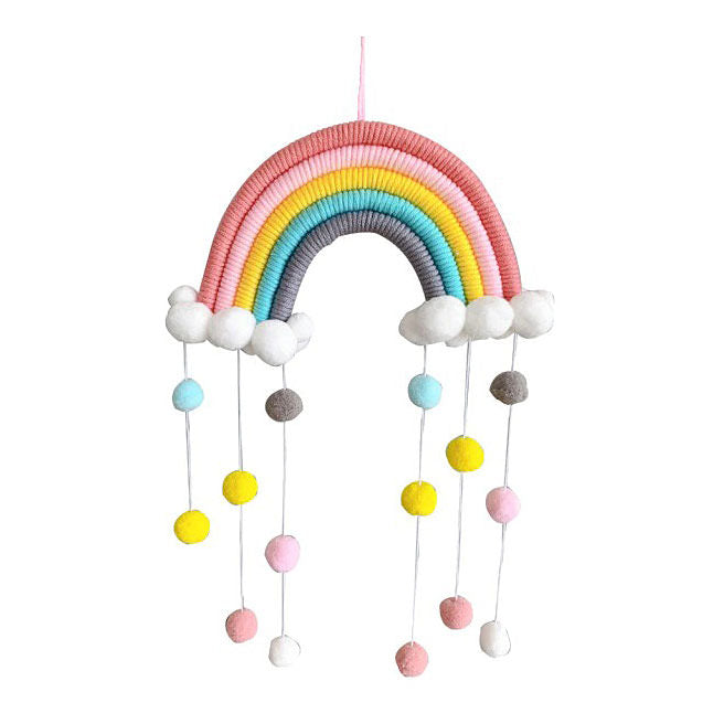 VILZSTUDIOS Aesthetic rainbow wall art decor for home