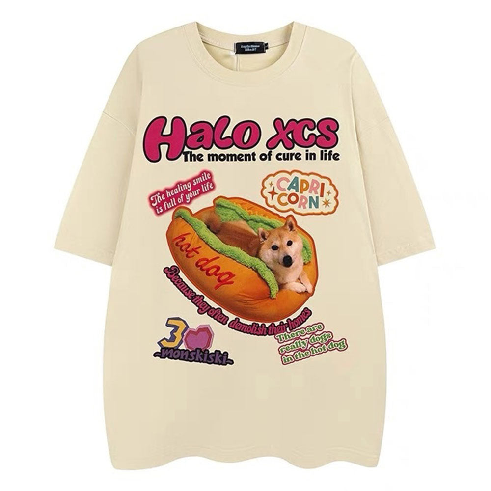 VILZSTUDIOS Aesthetic Shiba Inu Graphic T-Shirt for casual wear