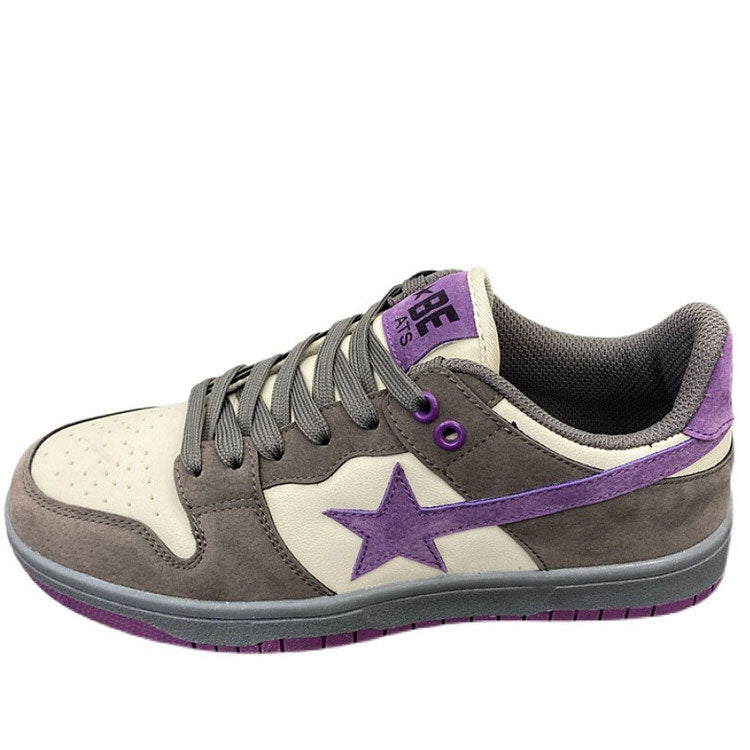 VILZSTUDIOS Stylish low-top sneakers with a shooting star design