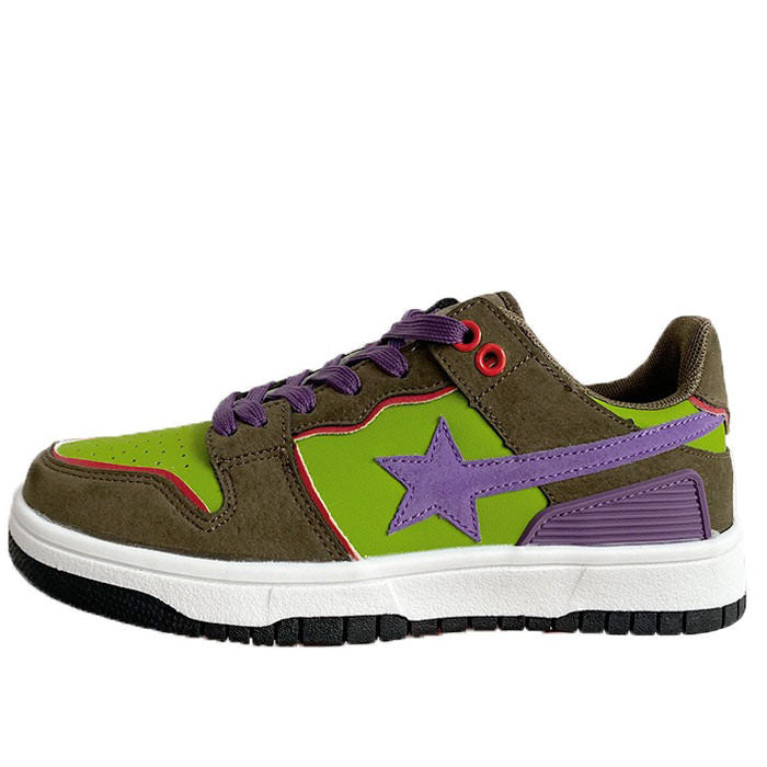 VILZSTUDIOS Stylish low-top sneakers with a shooting star design