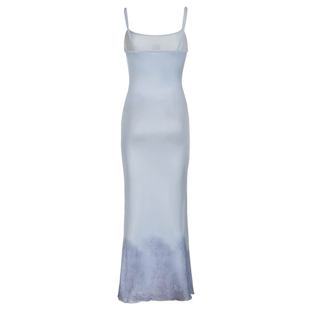 VILZSTUDIOS Aesthetic maxi dress with skeleton print