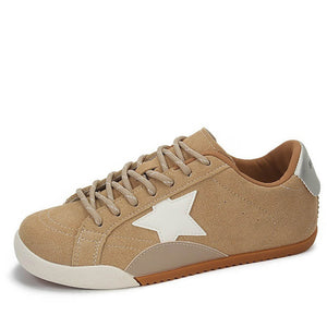 VILZSTUDIOS Aesthetic star patch sneakers for casual wear