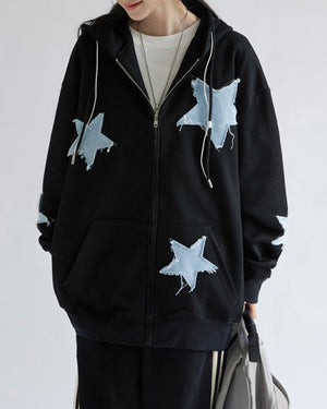 VILZSTUDIOS Trendy zip up hoodie for streetwear fashion