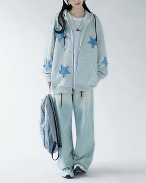 VILZSTUDIOS Trendy zip up hoodie for streetwear fashion
