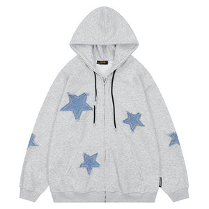 VILZSTUDIOS Trendy zip up hoodie for streetwear fashion