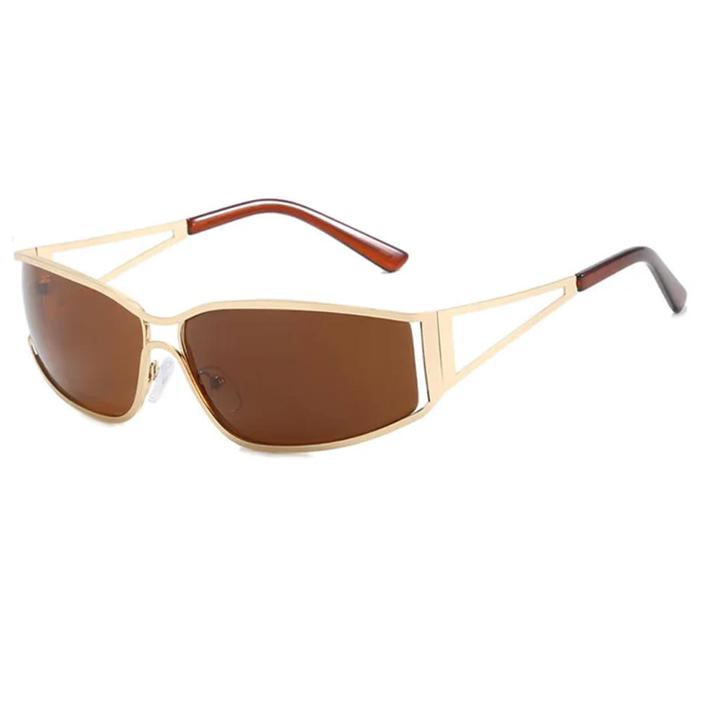 VILZSTUDIOS Angular wrap sunglasses for Y2K fashion aesthetics