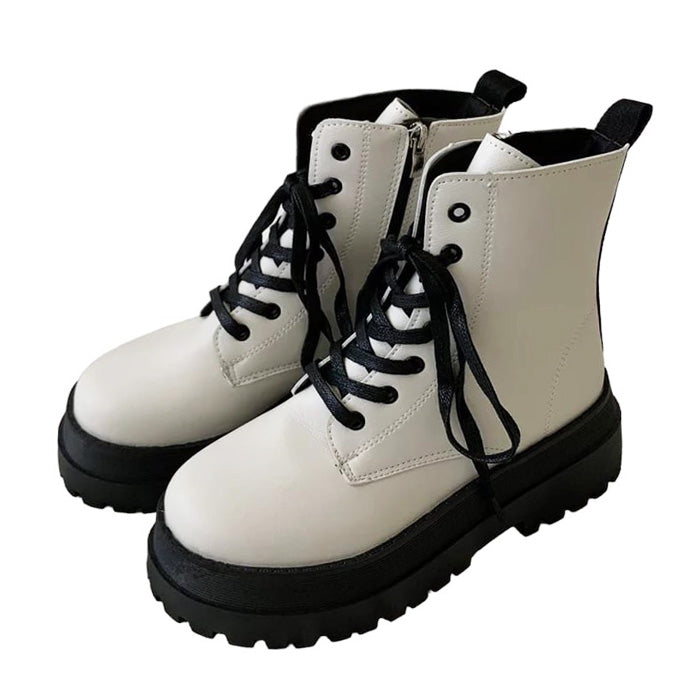 VILZSTUDIOS Stylish platform ankle boots made of vegan leather