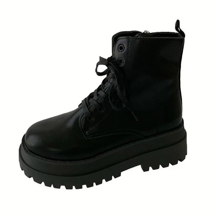VILZSTUDIOS Stylish platform ankle boots made of vegan leather