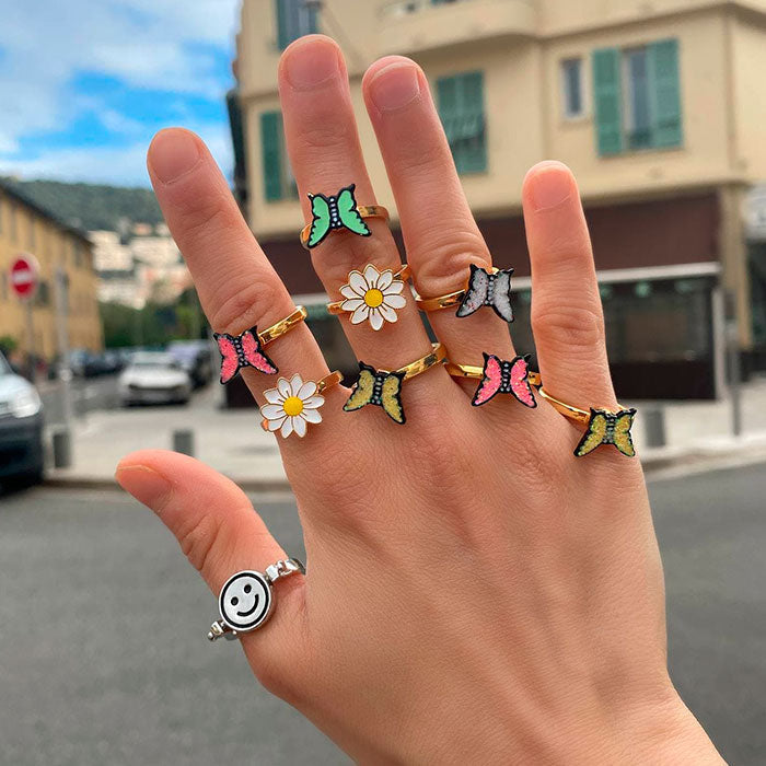 VILZSTUDIOS butterfly fidget ring design for stress relief