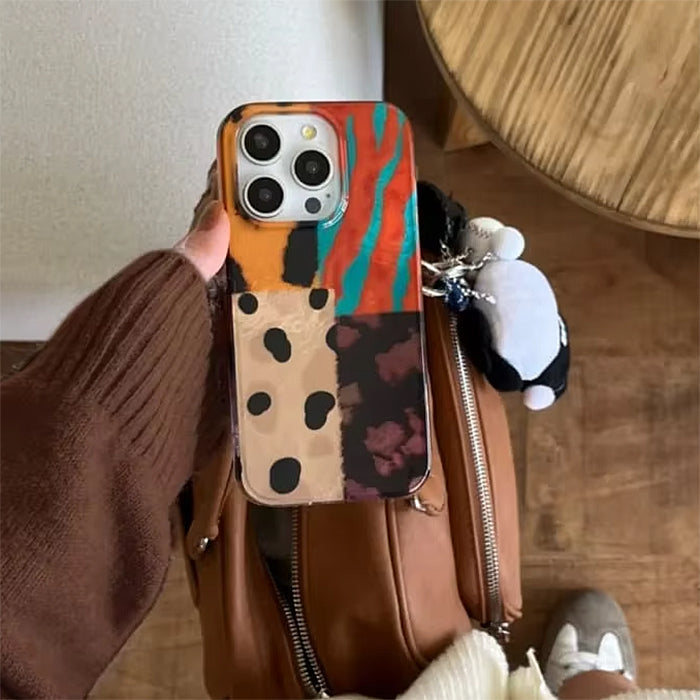 VILZSTUDIOS Stylish iPhone case with artisan print design