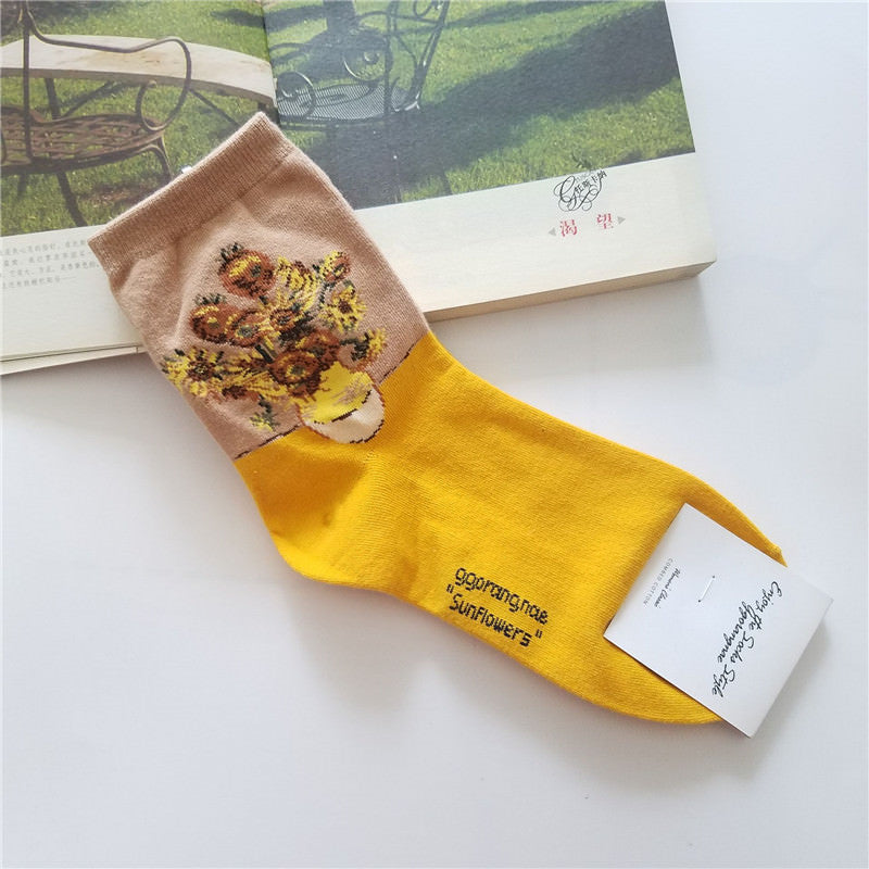 VILZSTUDIOS Artistic floral socks for stylish outfits