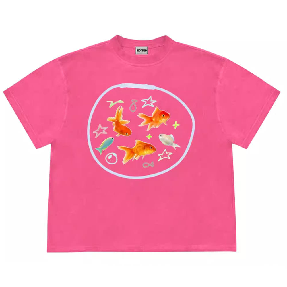 VILZSTUDIOS Graphic t-shirt featuring a goldfish design