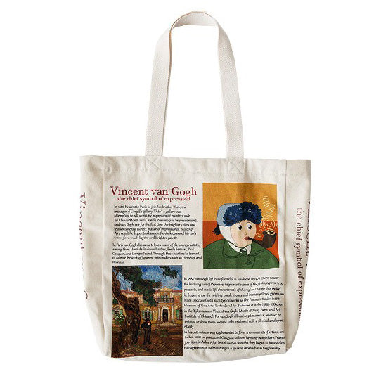 VILZSTUDIOS Cotton tote bag featuring artistic design