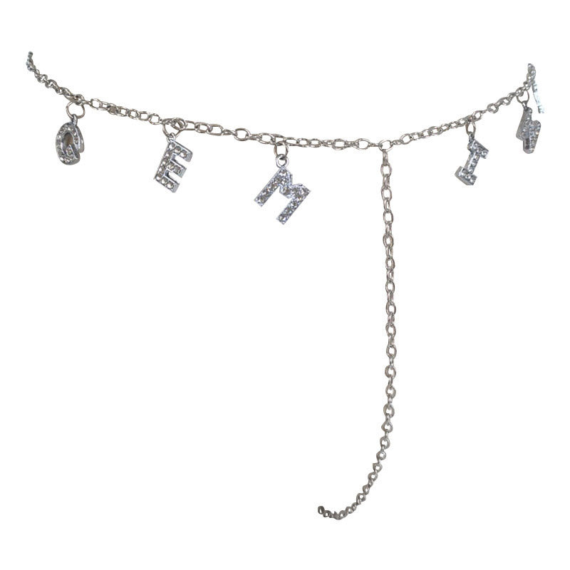 VILZSTUDIOS Astrological chain accessory belt for stylish outfits