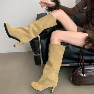 VILZSTUDIOS Stylish knee-high boots for fall fashion