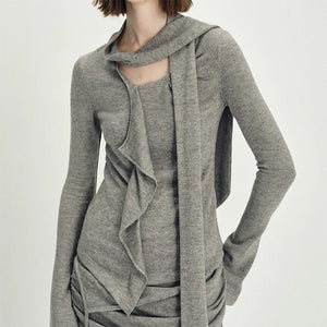 VILZSTUDIOS Stylish tie neck top from VILZSTUDIOS