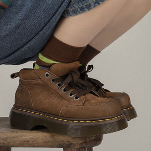 VILZSTUDIOS Autumn platform lace-up boots by VILZSTUDIOS