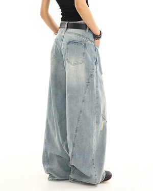 VILZSTUDIOS Baggy ripped jeans for a stylish streetwear look