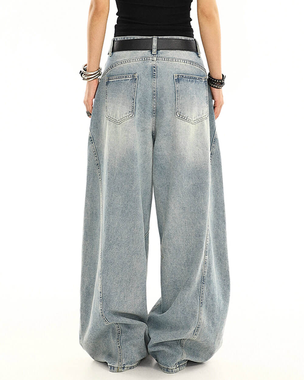 VILZSTUDIOS Baggy ripped jeans for a stylish streetwear look