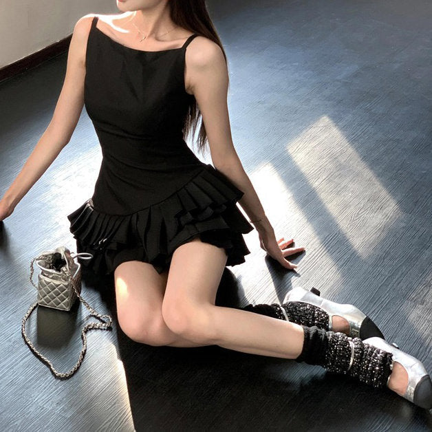 VILZSTUDIOS Balletcore inspired pleated dress from VILZSTUDIOS