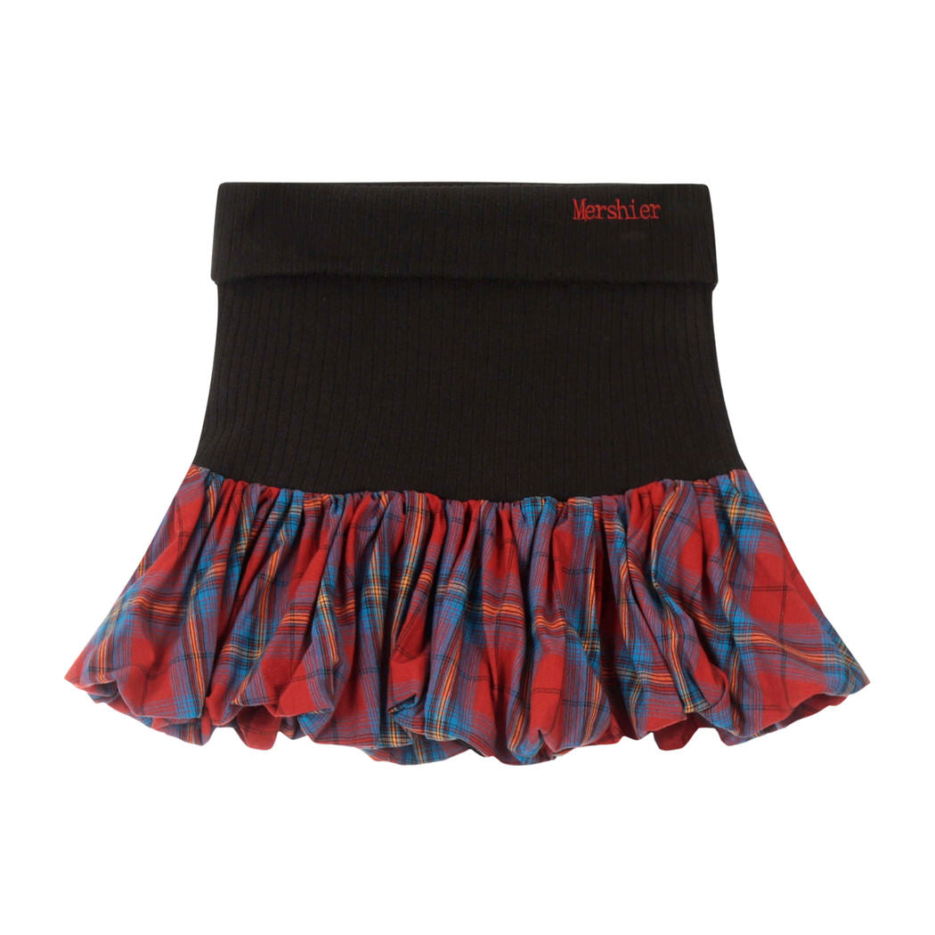 VILZSTUDIOS stylish plaid mini skirt