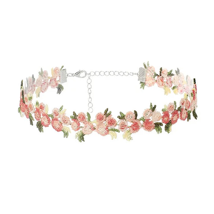 VILZSTUDIOS Bohemian crochet floral choker jewelry