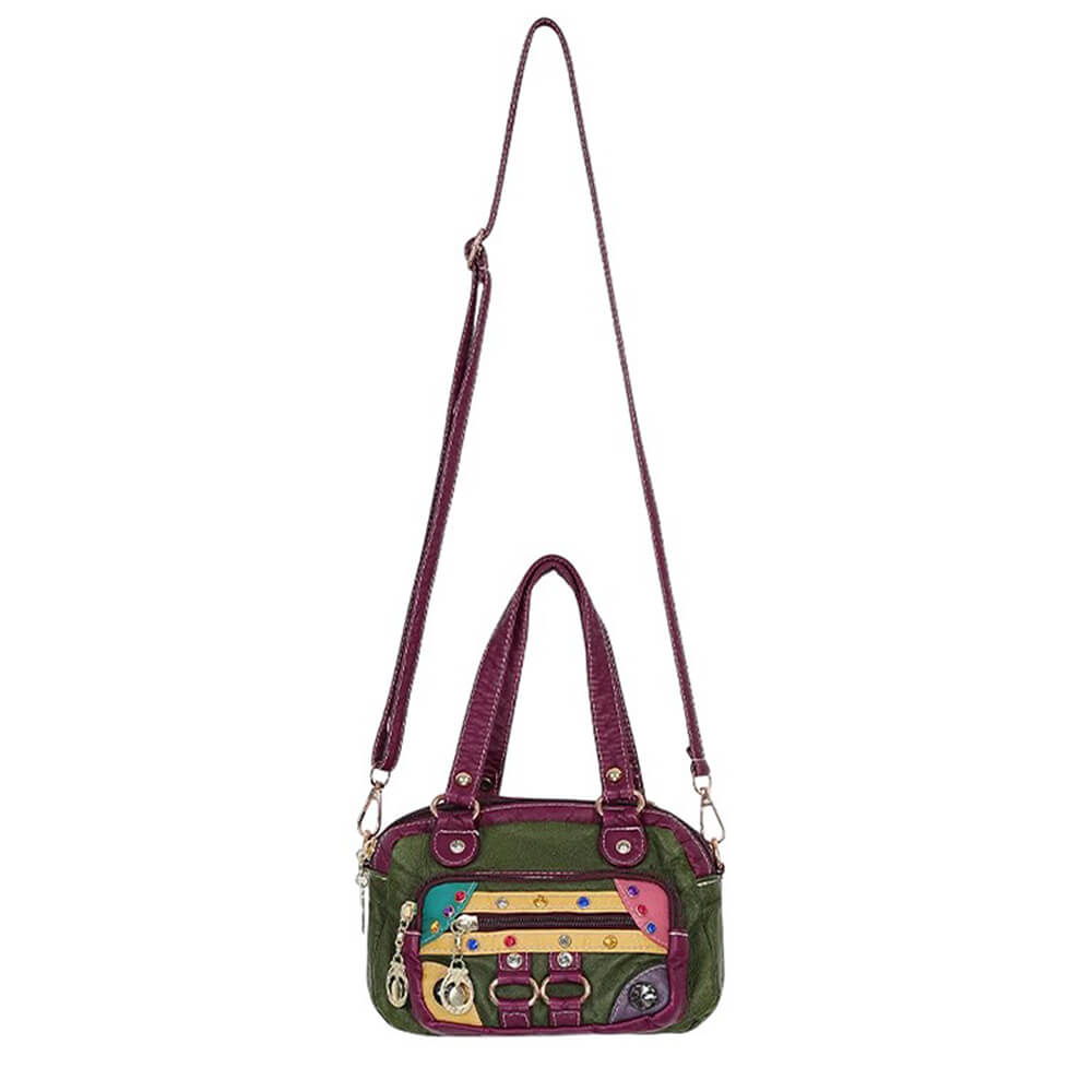 VILZSTUDIOS Stylish mini bag with patchwork design