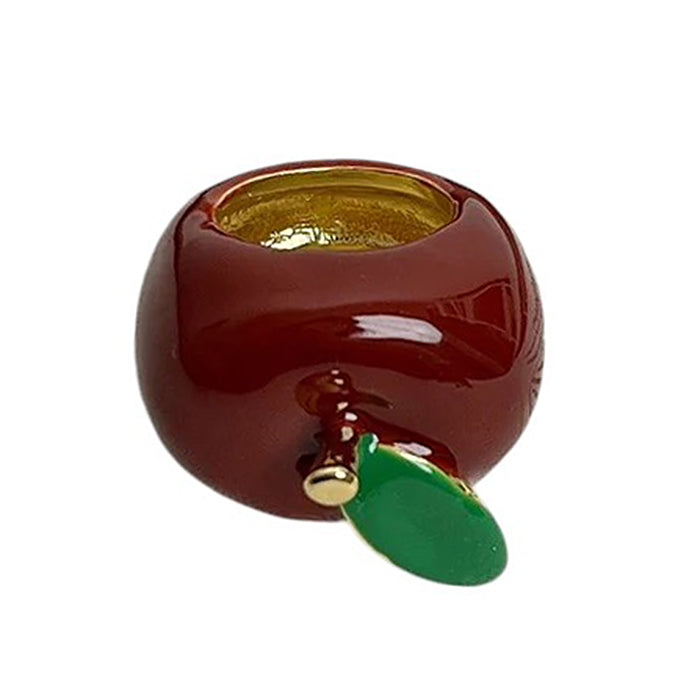 VILZSTUDIOS Zinc alloy apple core ring