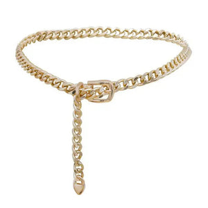 VILZSTUDIOS Fashionable belt with chunky buckle chain design
