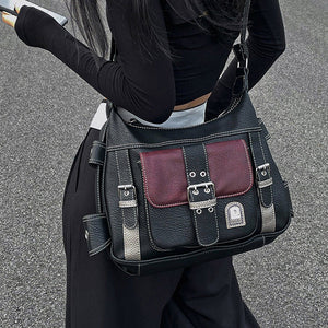 VILZSTUDIOS Stylish checkered shoulder bag