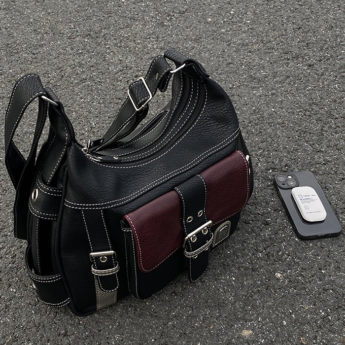 VILZSTUDIOS Stylish checkered shoulder bag