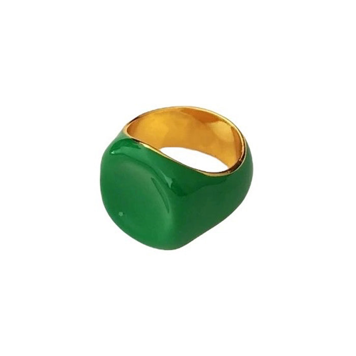VILZSTUDIOS Bold enamel ring for stylish accessories