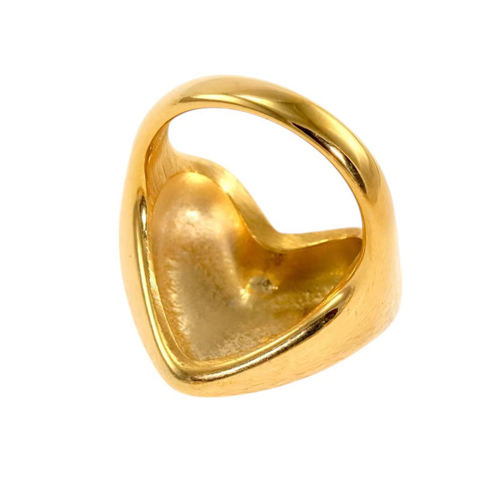 VILZSTUDIOS Gold heart ring accessory