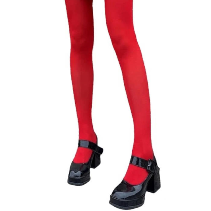 VILZSTUDIOS Fashionable red tights for stylish outfits