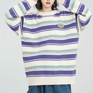 VILZSTUDIOS striped oversized sweater