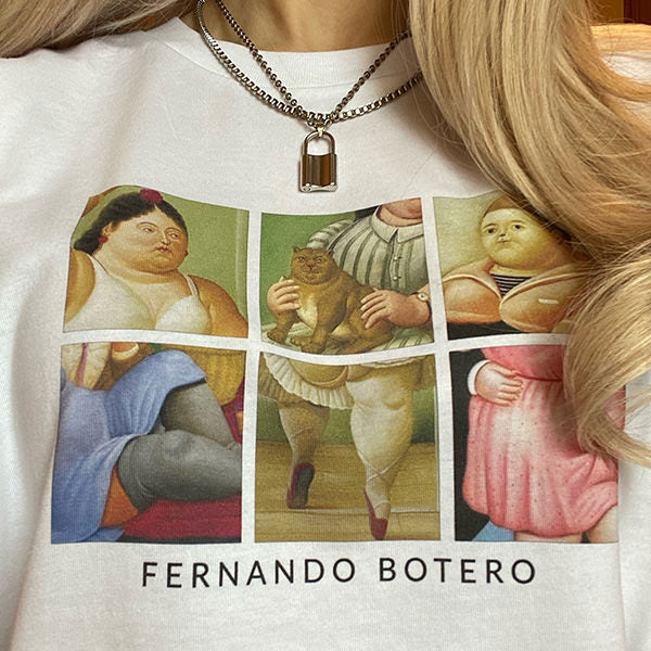 VILZSTUDIOS Oversized cotton t-shirt with artistic design