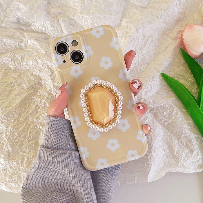 VILZSTUDIOS Stylish phone case with bright daisy design