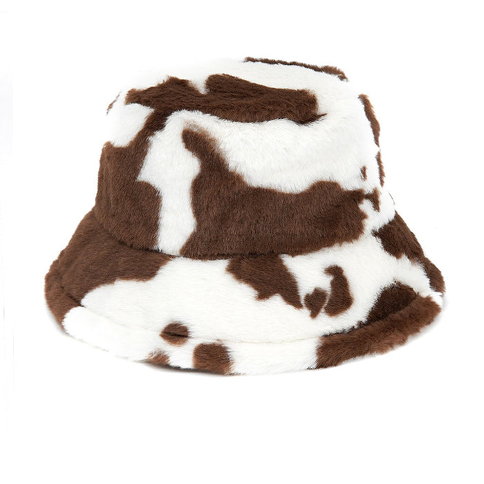 VILZSTUDIOS Stylish cow print bucket hat for modern fashion