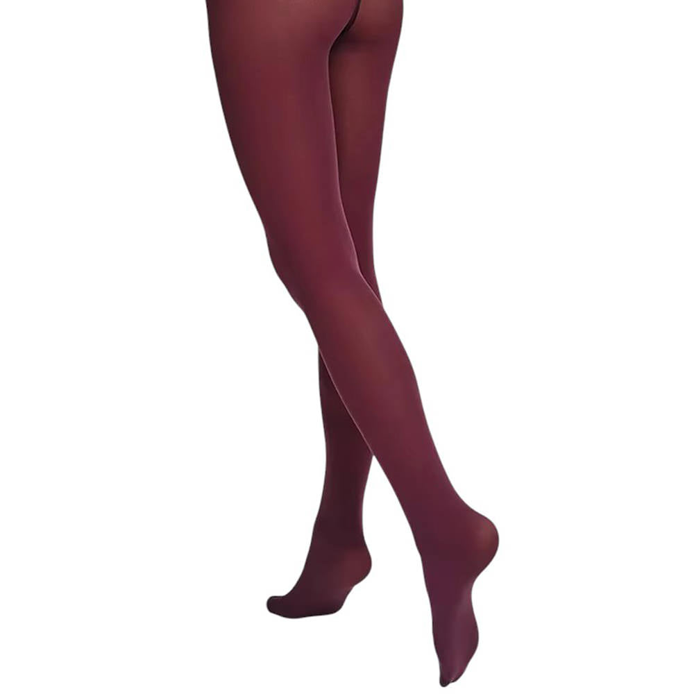 VILZSTUDIOS Stylish burgundy tights for versatile looks