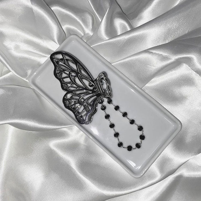 VILZSTUDIOS Stylish butterfly chain hair claw accessory
