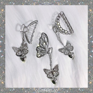 VILZSTUDIOS Butterfly grunge hair claw accessory