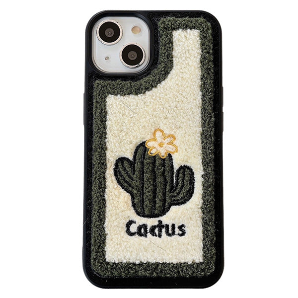 VILZSTUDIOS Stylish cactus stitched phone cover case