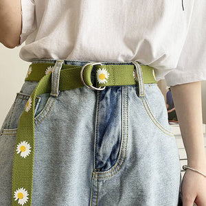 VILZSTUDIOS Daisy canvas belt for stylish fashion accessory