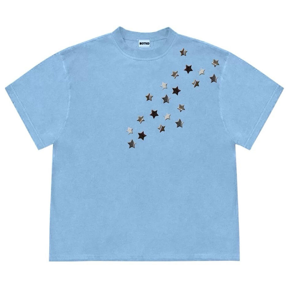VILZSTUDIOS Oversized t-shirt with star print design
