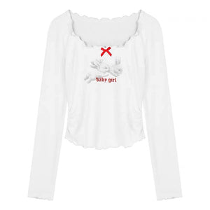 VILZSTUDIOS Bunny graphic long sleeve tee from VILZSTUDIOS