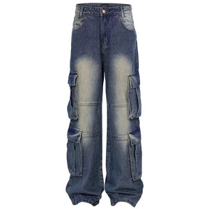 VILZSTUDIOS Casual cargo wide-leg jeans from VILZSTUDIOS