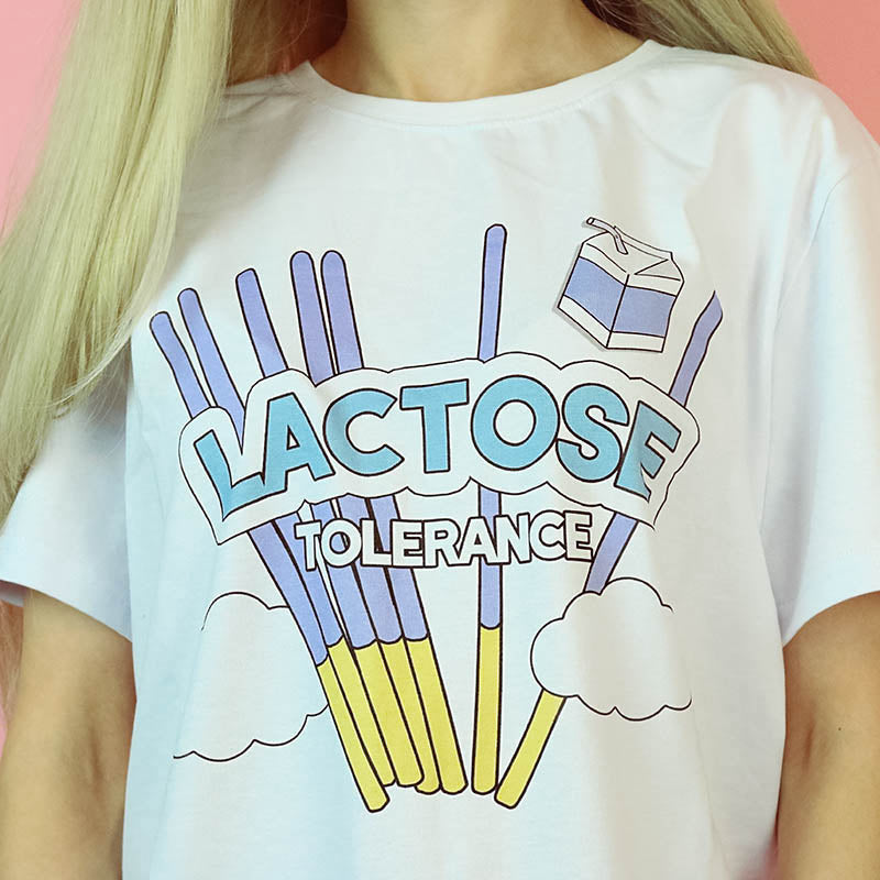 VILZSTUDIOS Lactose Intolerance graphic tee from VILZSTUDIOS