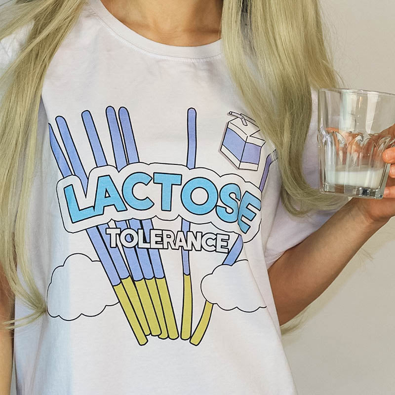 VILZSTUDIOS Lactose Intolerance graphic tee from VILZSTUDIOS